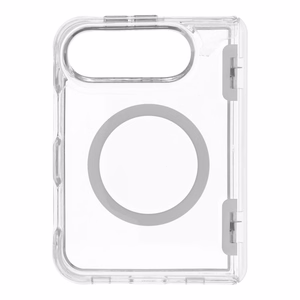 Läpinäkyvä Forcell F-Protect 4sD-i Clear 2.5 mm Premium Hinge suojakuori iPhone Duo -puhelimelle, MagSafe-yhteensopiva