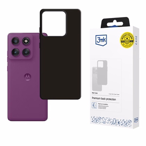 3mk Matt Case Motorola Edge 60 Pro:lle - matta musta