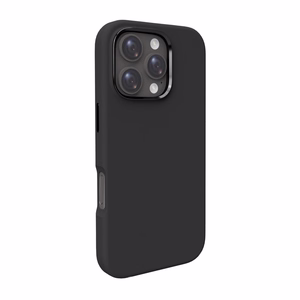 Puro Icon Mag Pro MagSafe Silikoninen Suojakuori iPhone 16 Pro Maxille - musta