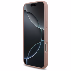 Guess Fixed Glitter Big 4G -suojakuori iPhone 18 Pro Max / 17 Pro Max -malleille, vaaleanpunainen