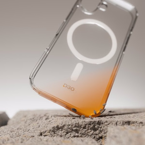 Puro Impact Clear D3O MagSafe Silikoninen Suojakuori iPhone 16:lle - läpinäkyvä