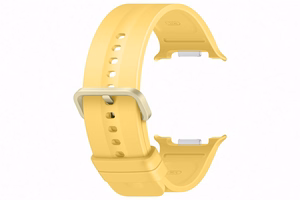 Keltainen Samsung SNL35LY Sport Band -kellonranneke (M/L) Galaxy Watch9- ja Galaxy Watch8 -malleille