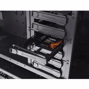 Thermaltake View 91 TG RGB -tietokonekotelo, Ultra Tower, musta