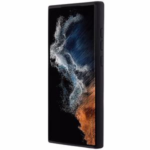 Karl Lagerfeld Silikoninen Ikonik Metal Pin Suojakuori Samsung Galaxy S23 Ultralle - musta