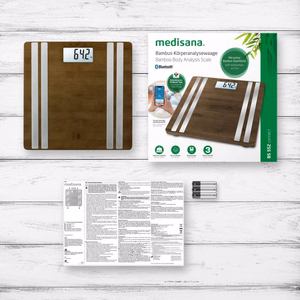 Medisana BS 552 connect bambuinen kehonkoostumusvaaka