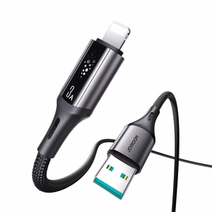 Joyroom S-A60 StarTalk 3A USB-A – Lightning -kaapeli, 1.2m, musta