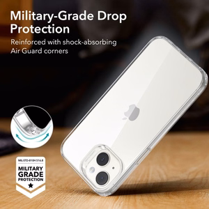 ESR Project Zero Suojakuori iPhone 15:lle - Kirkas