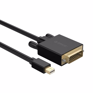 Orico XD-MDTD Mini DisplayPort–DVI, Full HD 60 Hz-kaapeli, 2 m – musta