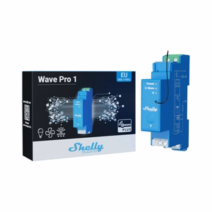 Shelly Qubino Pro 1 DIN-kiskorele, 1-kanavainen, Z-Wave