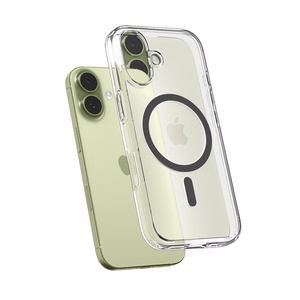 Spigen Ultra Hybrid Mag Magsafe ACS10381 Suojakuori iPhone 17:lle - kirkas/Graphite