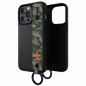 Adidas OR Hand Strap Suojakuori iPhone 13 Pro /13 6.1 musta-vihreä/musta-vihreä 47111