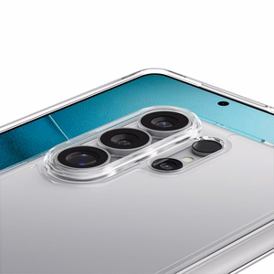 Spigen Ultra Hybrid -suojakuori Samsung Galaxy S26 Ultra -puhelimelle – läpinäkyvä
