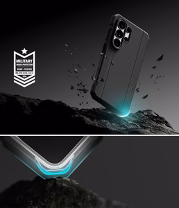 Ringke Onyx Alfa Magsafe Suojakuori Samsung Galaxy S26 Ultra:lle musta