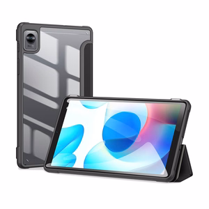 Dux Ducis Toby panssaroitu Flip Smart Case Realme Pad Mini musta
