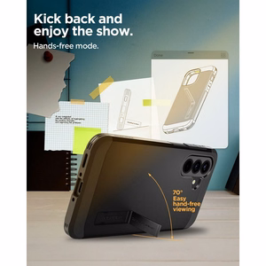 Spigen Tough Armor -suojakuori Samsung A37 5G:lle musta