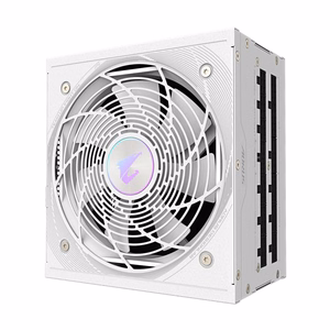 GIGABYTE AORUS ELITE P850W ICE virtalähde - PCIe 5.0, 80 PLUS Platinum, täysin modulaarinen rakenne, 120mm tuuletin, ATX 3.0 yhteensopiva, EU-pistoke