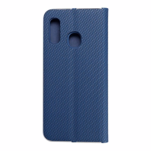 Flip case for Samsung A20e Luna Book Carbon blue