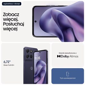 Motorola Moto G17 8/128 GB smartphone in PANTONE Evening Blue (Violet)