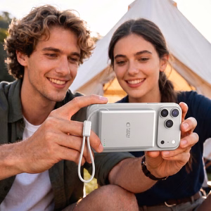 Tech-Protect PB40 LifeMag MagSafe 10000mAh 25W Qi2.2 varavirtalähde, valkoinen ja hopeinen