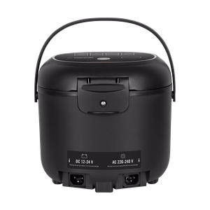TEESA-matkakäyttöinen monitoimikeitin ja riisinkeitin, 2 l, 12–24 V / 230 V, 350 W