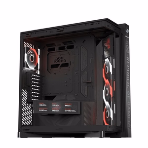 ASUS ROG CRONOX GR801 CURVE TG ARGB musta keskikokoinen tornikotelo