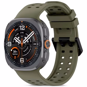 Tech-Protect Silicone Air Strap for Samsung Galaxy Watch Ultra 47mm - Olive