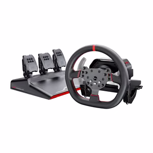 S) (PXN-V10 Pro gaming set - steering wheel + pedals + mounting clamps (PC / PS4 / Xbox One / Xbox Series X)