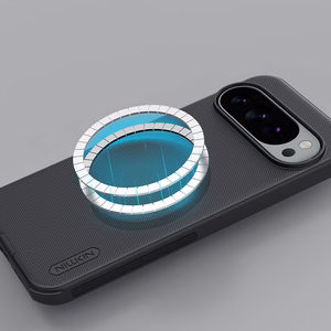 Nillkin Super Frosted Shield Pro Magneettinen MagSafe-yhteensopiva suojakuori Google Pixel 10 Pro XL:lle - musta