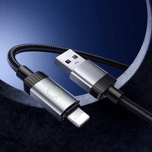 Hoco X117 kaapeli USB A - Lightning 2,4A 1 m musta