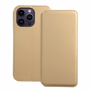 DUAL POCKET kirjakotelo SAMSUNG S25 Ultra kulta