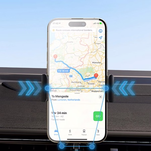 Wozinsky WUMID Car Dashboard Phone Holder with 15W Inductive Charger - Black