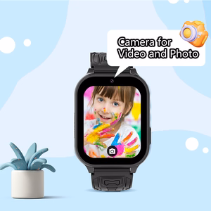 Blavec Smartwatch K-02 Kids Voice Call / GPS / 4G / SOS (SWK02-B) musta