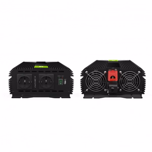 Green Cell PRO -jännitemuunnin, 12 V DC – 230 V AC, 2000 W jatkuva teho / 4000 W huipputeho, muokattu siniaalto