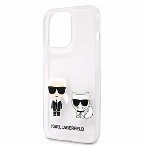 Karl Lagerfeld Transparent Karl & Choupette Case for iPhone 13 Pro / 13 - Transparent