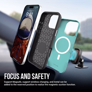 Perfectionists Triangle Mag Case iPhone 13 Pro green