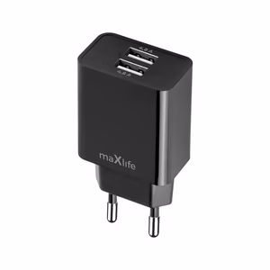 Maxlife MXTC-12 laturi 1x USB-A 4,8A musta