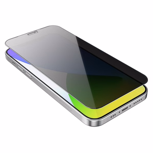 Borofone Tempered glass BF7 Diamond Armor Full Screen Anti-spy for Iphone 12/12 Pro - 10 pieces