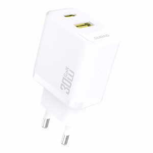 Dudao A27TEU PD 30W GaN USB-A USB-C seinälaturi - valkoinen