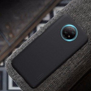 Nillkin Super Frosted Shield vahvistettu tapaus kansi Xiaomi Redmi Note 9T 5G musta