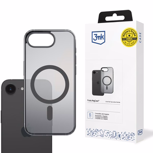 3mk Frosty MagCase Suojakuori iPhone 16E:lle - musta