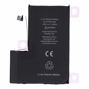JCID Diagnosoitava (käytetty) Akku iPhone 12 Pro Max:lle 4530 mAh (suuri kapasiteetti)
