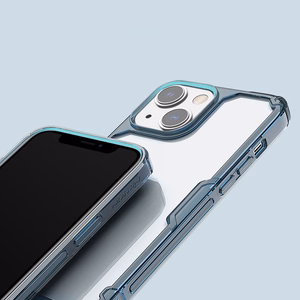Nillkin Nature Pro iPhone 14 Plus kotelo, panssaroitu kansi, läpinäkyvä kansi
