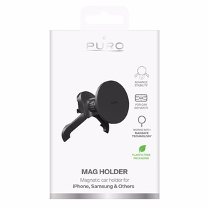 Puro säädettävä autopidike, MagSafe-yhteensopiva - musta