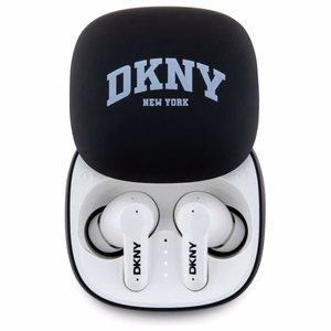 DKNY TWS BT 3D Rubber Matt Bluetooth Kuulokkeet - musta