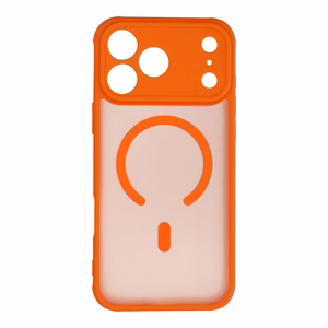 Suojakuori iPhone 17 PRO MAX:lle Full Matte Mag Cover MagSafe-yhteensopiva oranssi