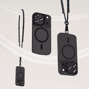 Benks Magnetic Lucid Armor Case -suojakuori (0067) Iphone 17:lle, musta (kameran ohjauspainike)