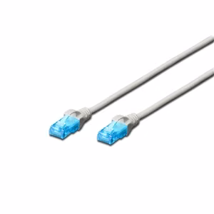 DIGITUS – UTP RJ45 verkon kytkentäkaapeli, harmaa