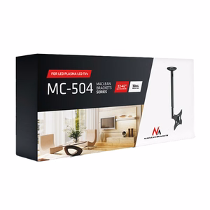 Maclean MC-504A B TV Ceiling Bracket 23-42 "50 - 85 cm 30kg Black