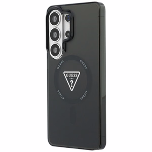 Guess Suojakuori IML Gradient Triangle MagSafe Samsung Galaxy S26 Ultra -puhelimelle musta