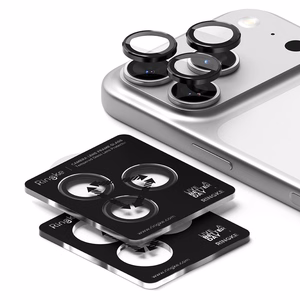 Ringke Camera Frame Näytönsuoja 2-pakkaus iPhone 17 Pro / 17 Pro Max:lle - Musta
